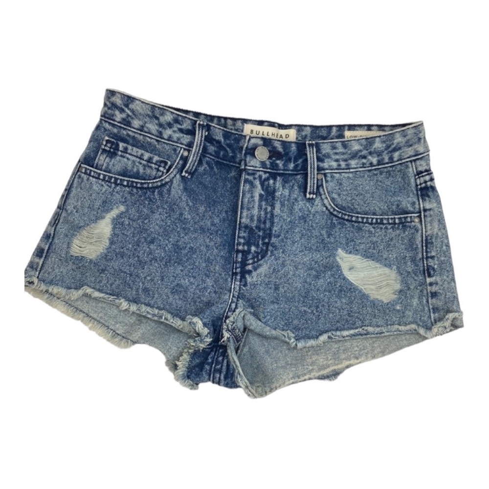 Bullhead Denim Co. Low-Rise Denim Shorts Size 27